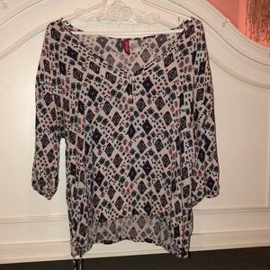 Aztec/ Boho Flowy Top
